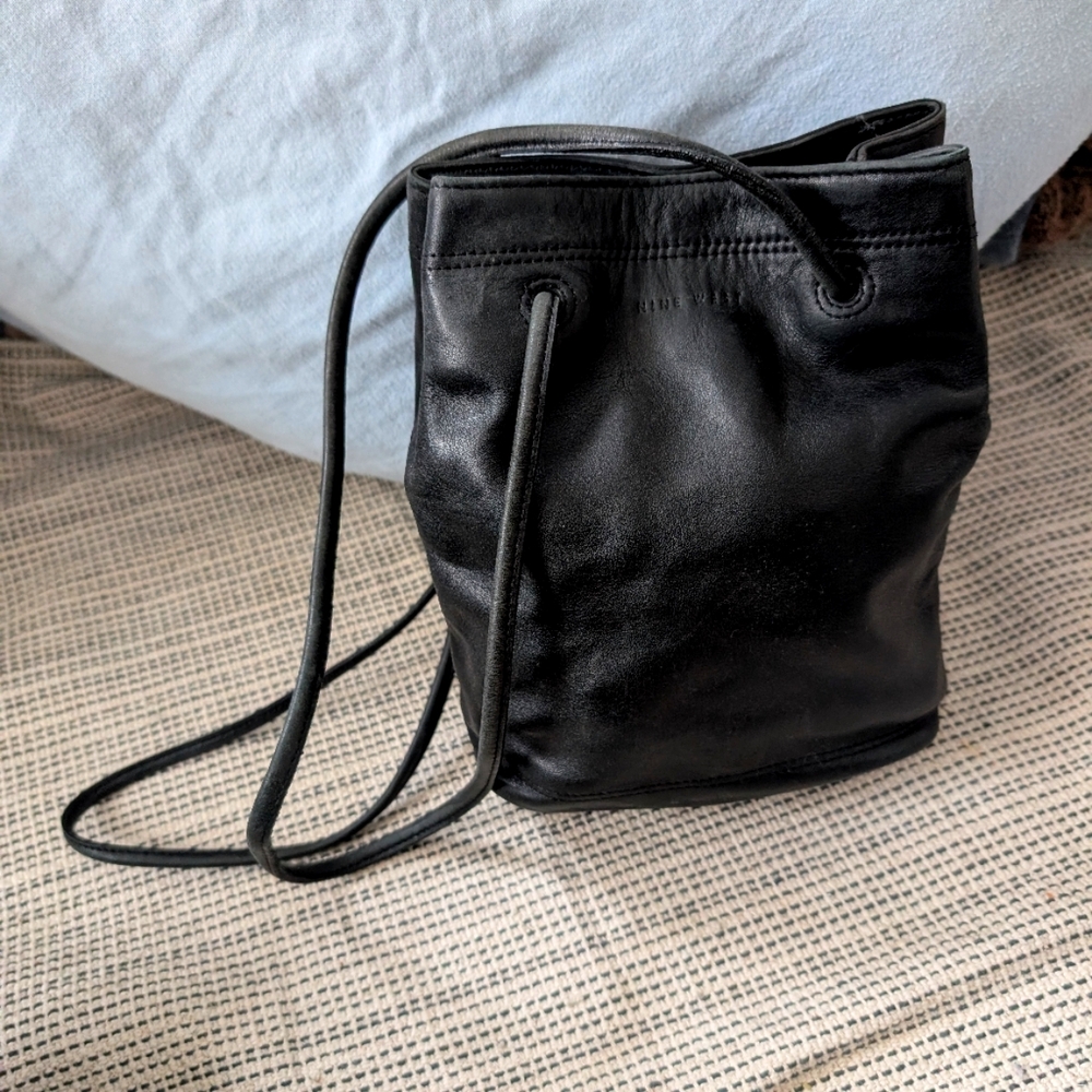 Nine West Leather Bucket Bag